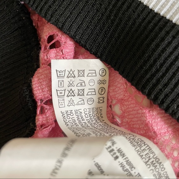 Zara oversized pink lace top - Picture 6 of 7